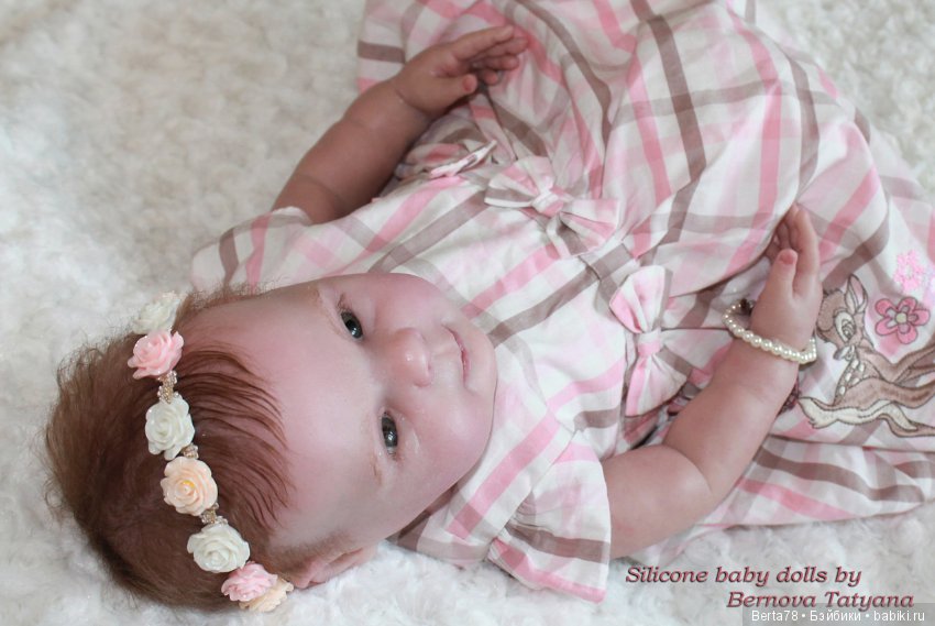 Полностью силиконовая малышка Диана - Силиконовые куклы Берновой Татьяны (фото 7)