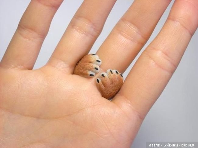 Кольца ручной работы в виде животных (фото 6)