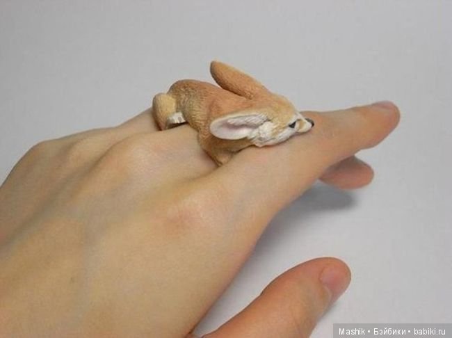Кольца ручной работы в виде животных (фото 5)