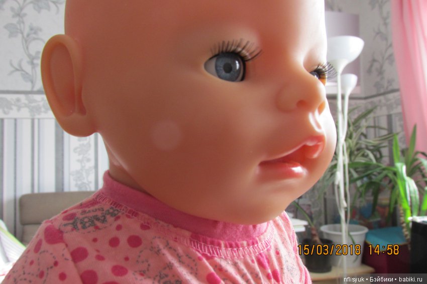 Замена ресниц кукле Baby Born (фото 3)
