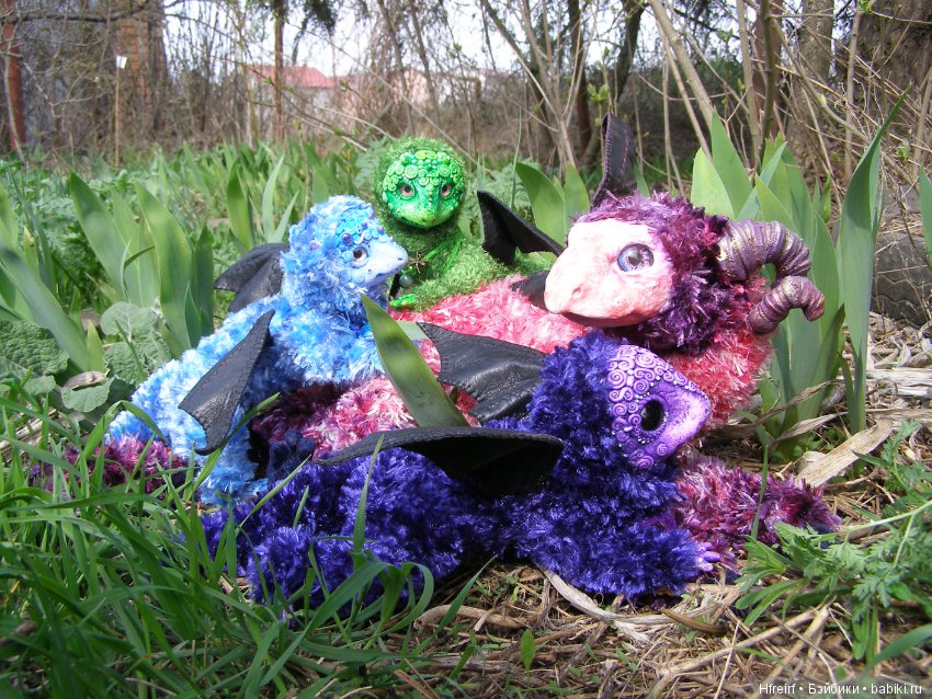 Выводок драконов из серии Лес на ладошке (фото 4)