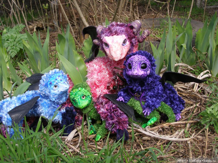 Выводок драконов из серии Лес на ладошке (фото 5)