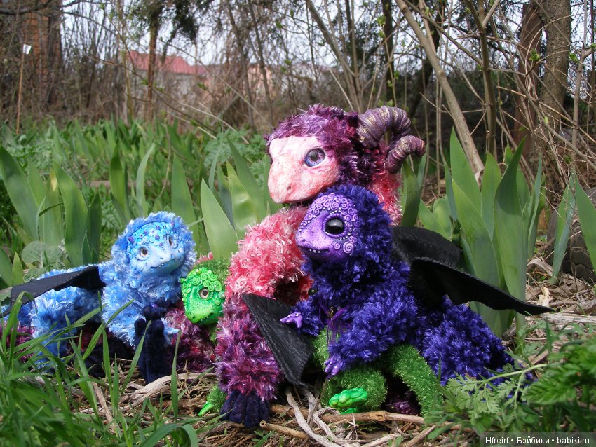 Выводок драконов из серии Лес на ладошке (фото 6)