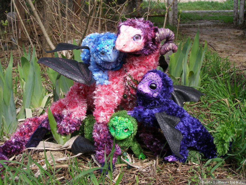 Выводок драконов из серии Лес на ладошке (фото 9)