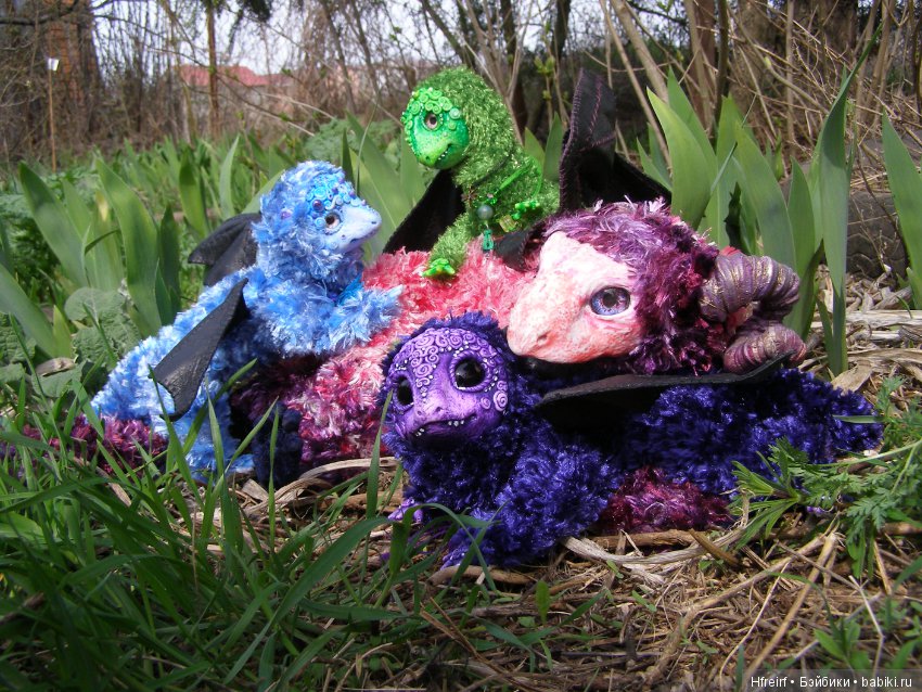 Выводок драконов из серии Лес на ладошке (фото 3)