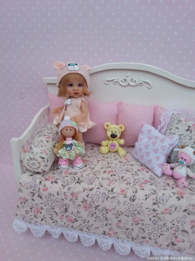 Ксюша — Авторские миниатюрные куклы: лепка (фото 6)