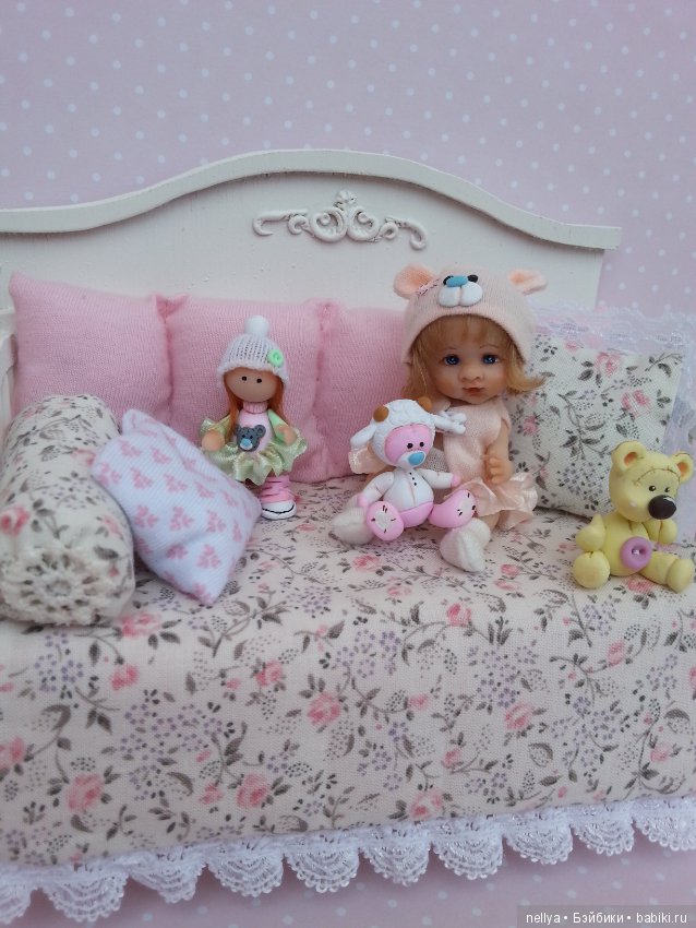 Ксюша — Авторские миниатюрные куклы: лепка (фото 9)