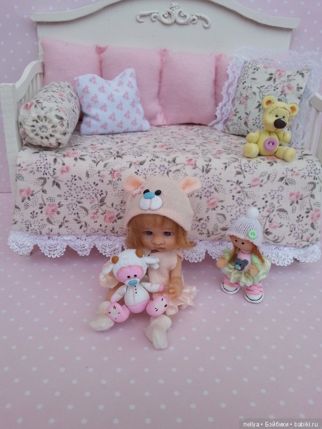 Ксюша — Авторские миниатюрные куклы: лепка (фото 7)