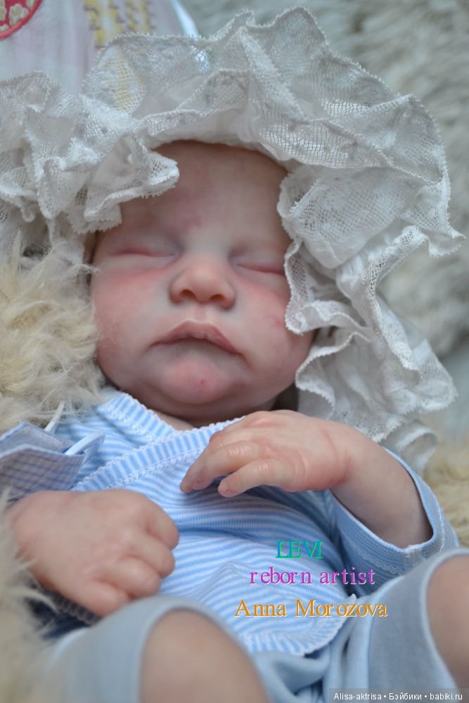 Мой любимы Леви в процессе рождения. Кукла-реборн Анны Морозовой