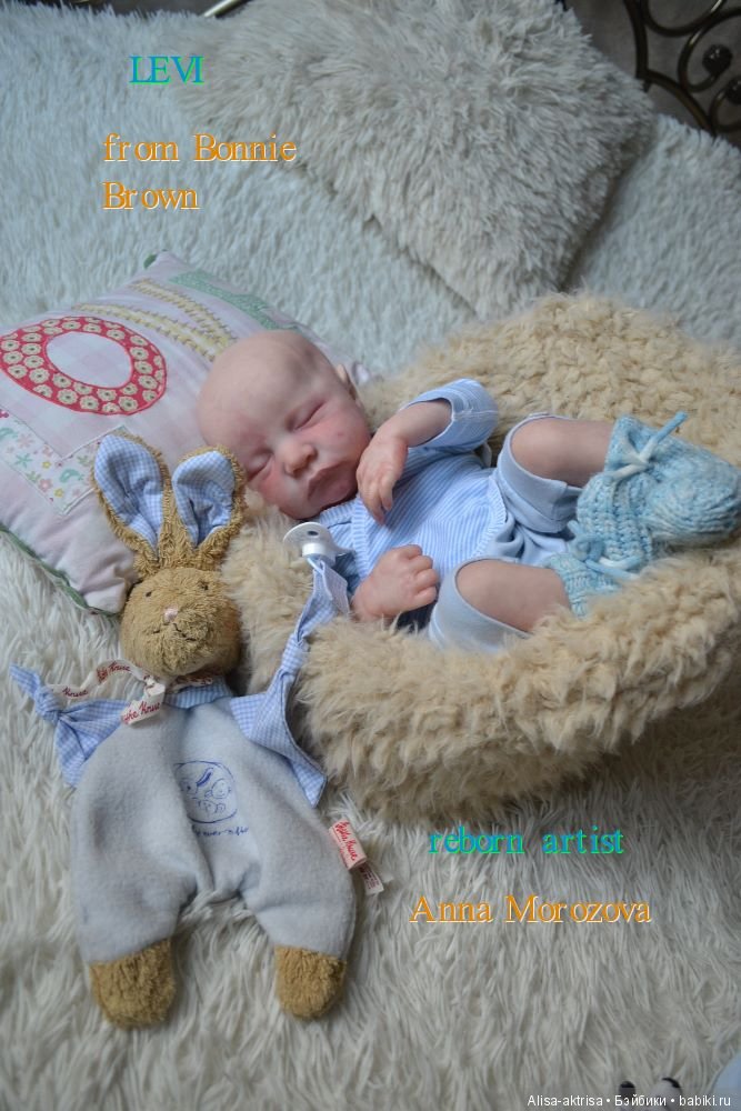 Мой любимы Леви в процессе рождения. Кукла-реборн Анны Морозовой
