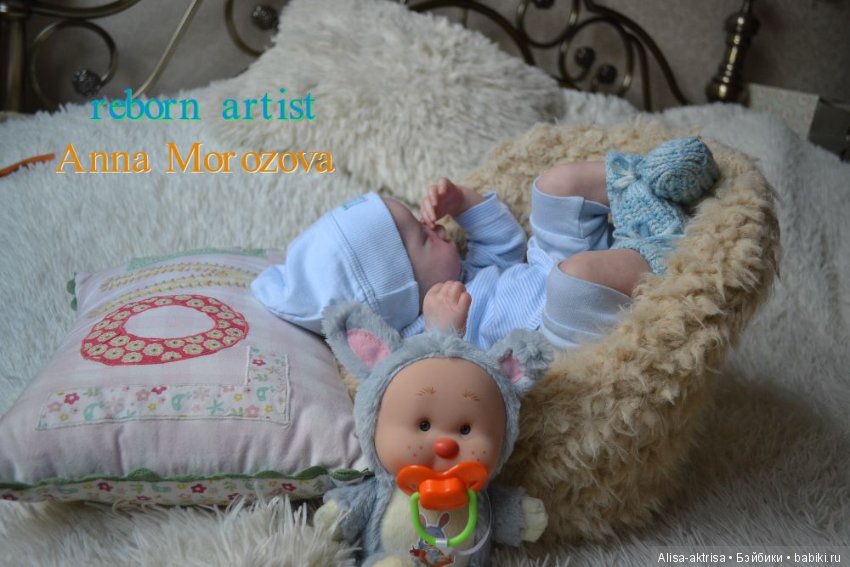 Мой любимы Леви в процессе рождения. Кукла-реборн Анны Морозовой