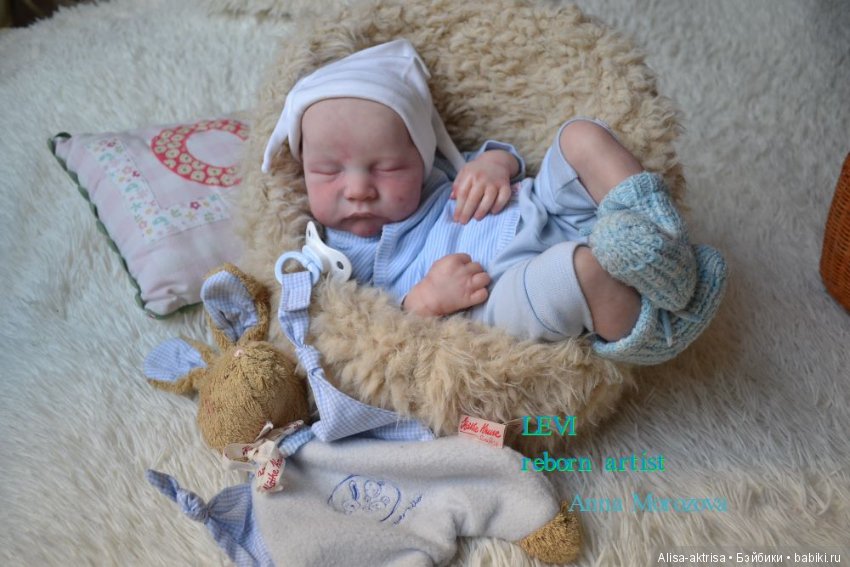 Мой любимы Леви в процессе рождения. Кукла-реборн Анны Морозовой