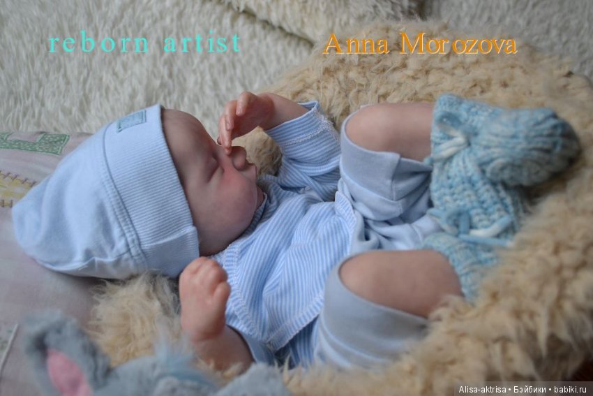 Мой любимы Леви в процессе рождения. Кукла-реборн Анны Морозовой (фото 10)