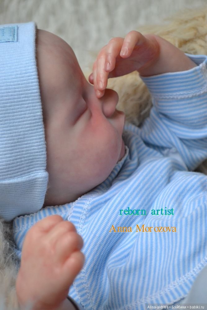 Мой любимы Леви в процессе рождения. Кукла-реборн Анны Морозовой (фото 4)
