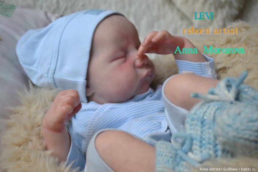 Мой любимы Леви в процессе рождения. Кукла-реборн Анны Морозовой (фото 3)