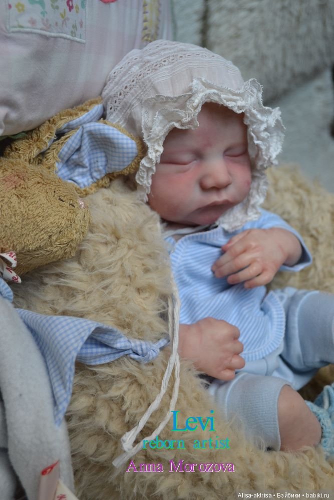 Мой любимы Леви в процессе рождения. Кукла-реборн Анны Морозовой