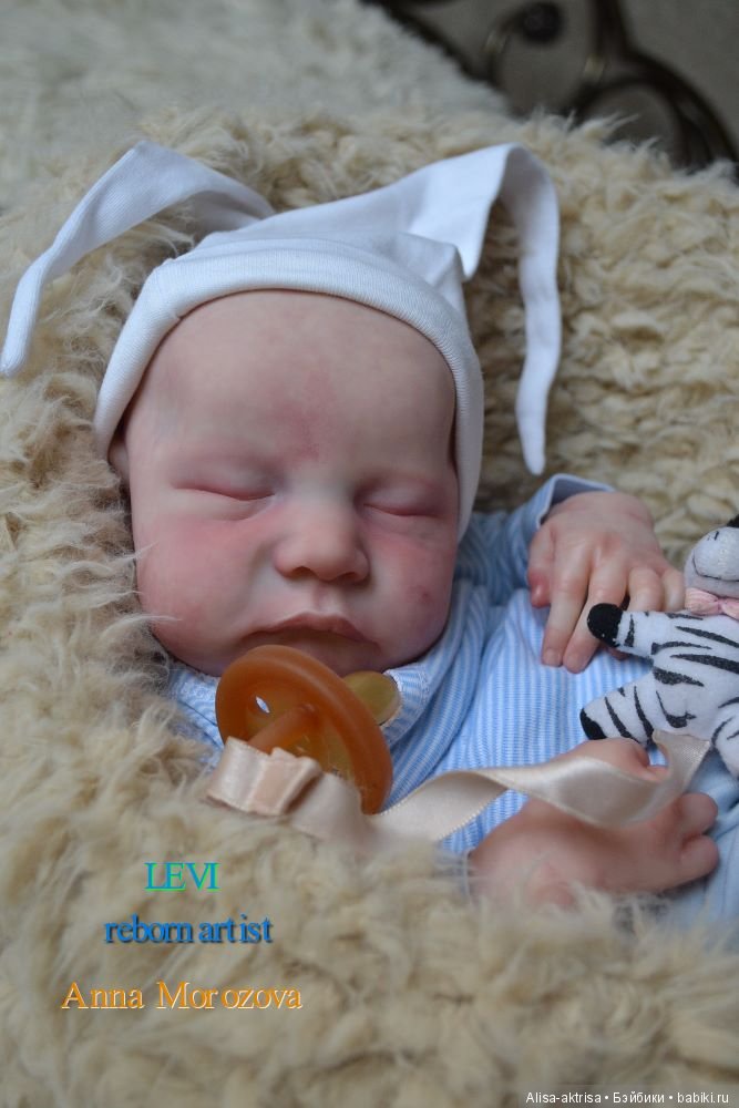 Мой любимы Леви в процессе рождения. Кукла-реборн Анны Морозовой (фото 5)