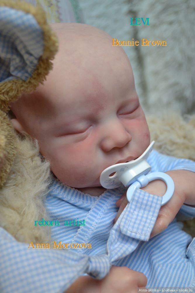 Мой любимы Леви в процессе рождения. Кукла-реборн Анны Морозовой
