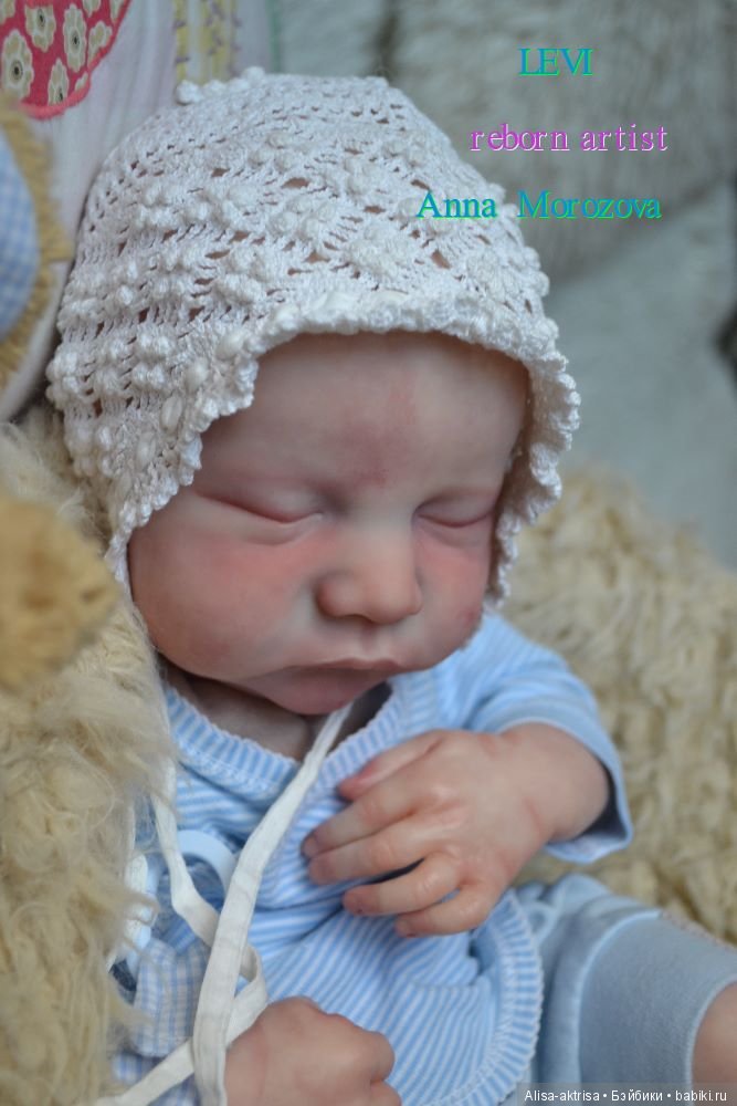 Мой любимы Леви в процессе рождения. Кукла-реборн Анны Морозовой (фото 7)