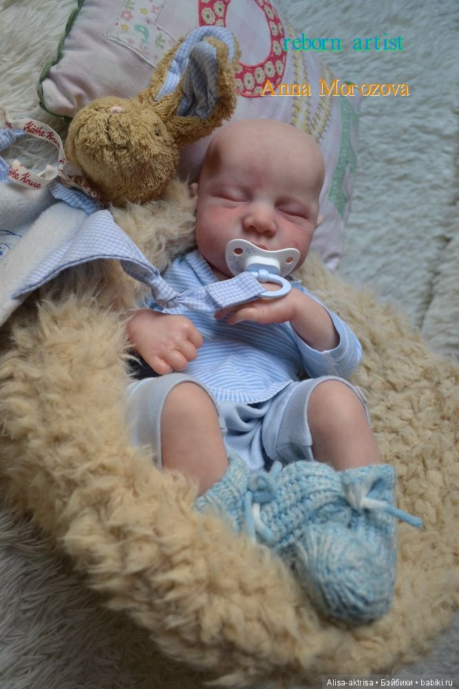 Мой любимы Леви в процессе рождения. Кукла-реборн Анны Морозовой (фото 8)
