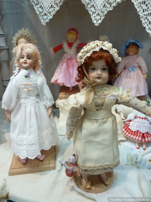 Moscow Fair 2018, Тишинка. Часть 1, антикварные куклы и реплики. Фотообзор
