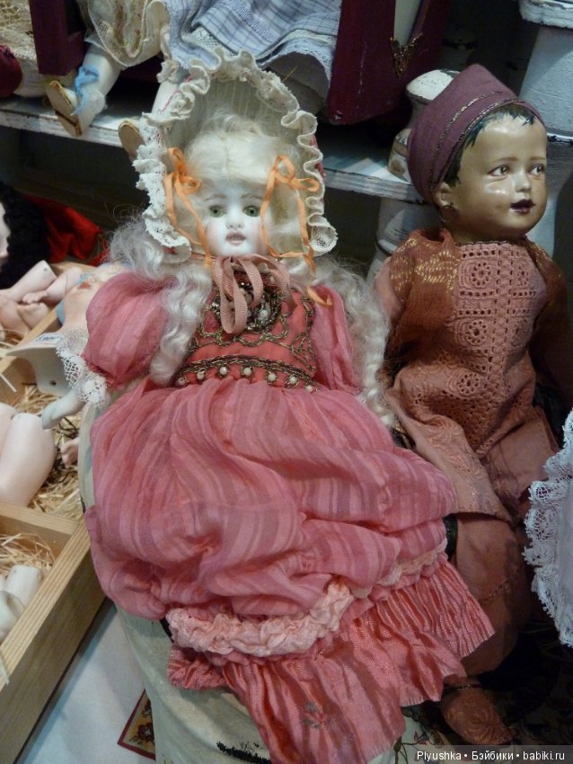 Moscow Fair 2018, Тишинка. Часть 1, антикварные куклы и реплики. Фотообзор