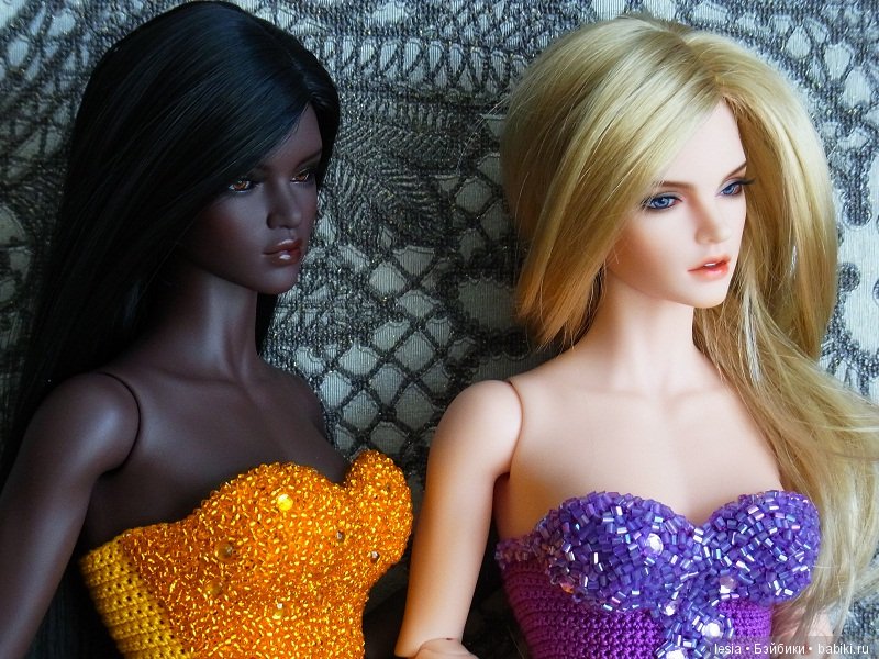 Вязаные наряды для FID - Fashion Iplehouse Doll (фото 10)