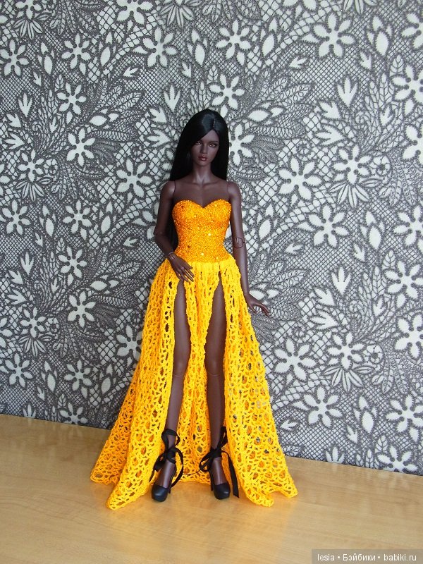 Вязаные наряды для FID - Fashion Iplehouse Doll (фото 4)