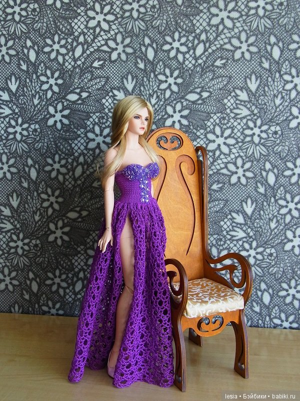 Вязаные наряды для FID - Fashion Iplehouse Doll (фото 6)