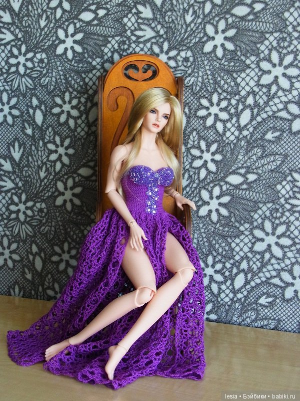Вязаные наряды для FID - Fashion Iplehouse Doll (фото 7)