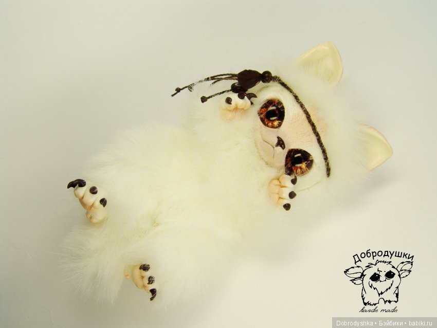 Милашка Покахонтас — Игрушки в смешанной технике (мех и глина): Арт