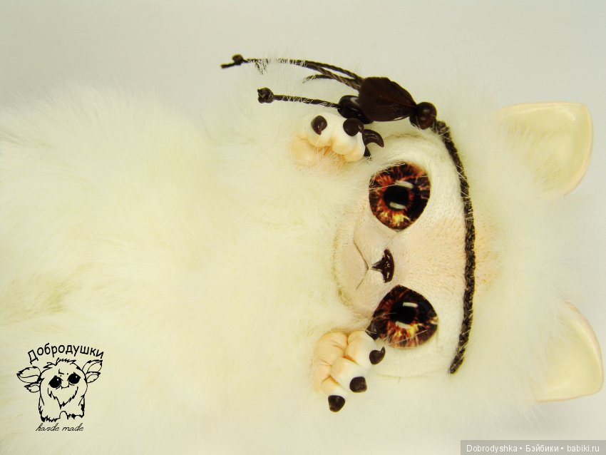 Милашка Покахонтас — Игрушки в смешанной технике (мех и глина): Арт