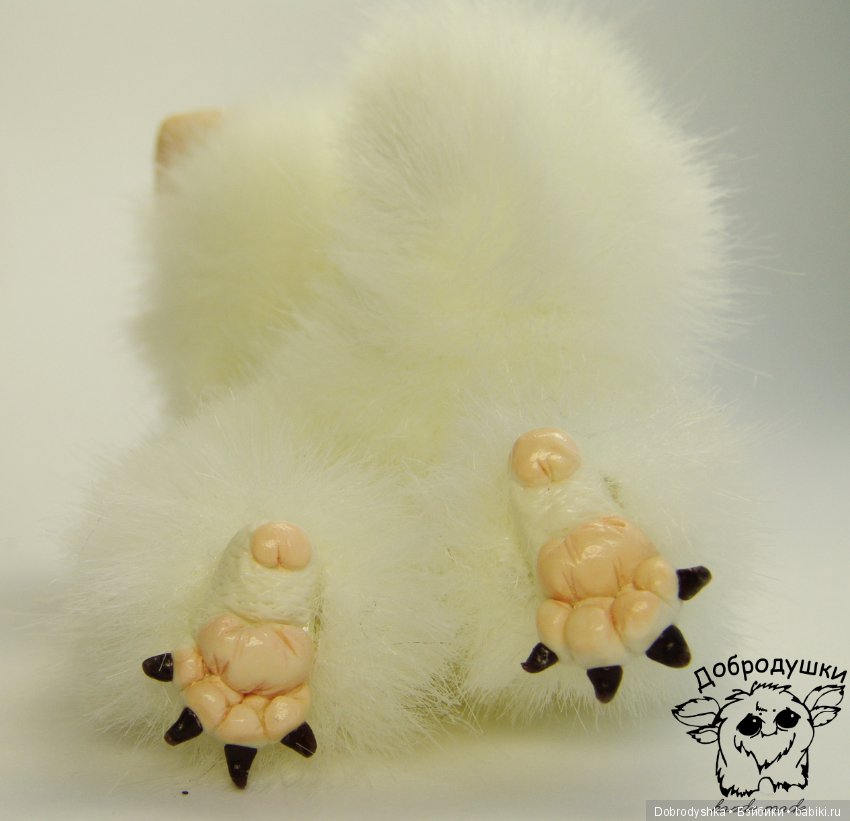 Милашка Покахонтас — Игрушки в смешанной технике (мех и глина): Арт (фото 8)