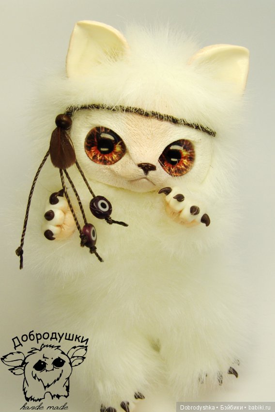 Милашка Покахонтас — Игрушки в смешанной технике (мех и глина): Арт