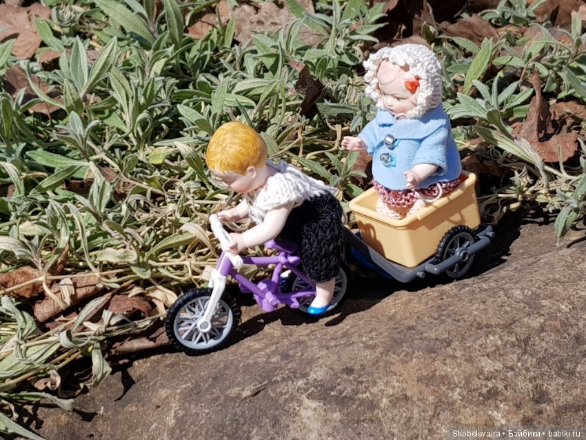 Свидание Марты и Джорджа — Антикварные куклы Mignonette (Миньонетта): карманные