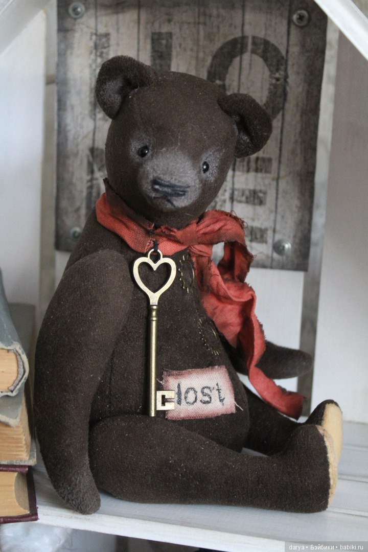 Винтажный мишка Тедди с элементами стимпанк от мастерской Маришка-Мастеришка (фото 4)