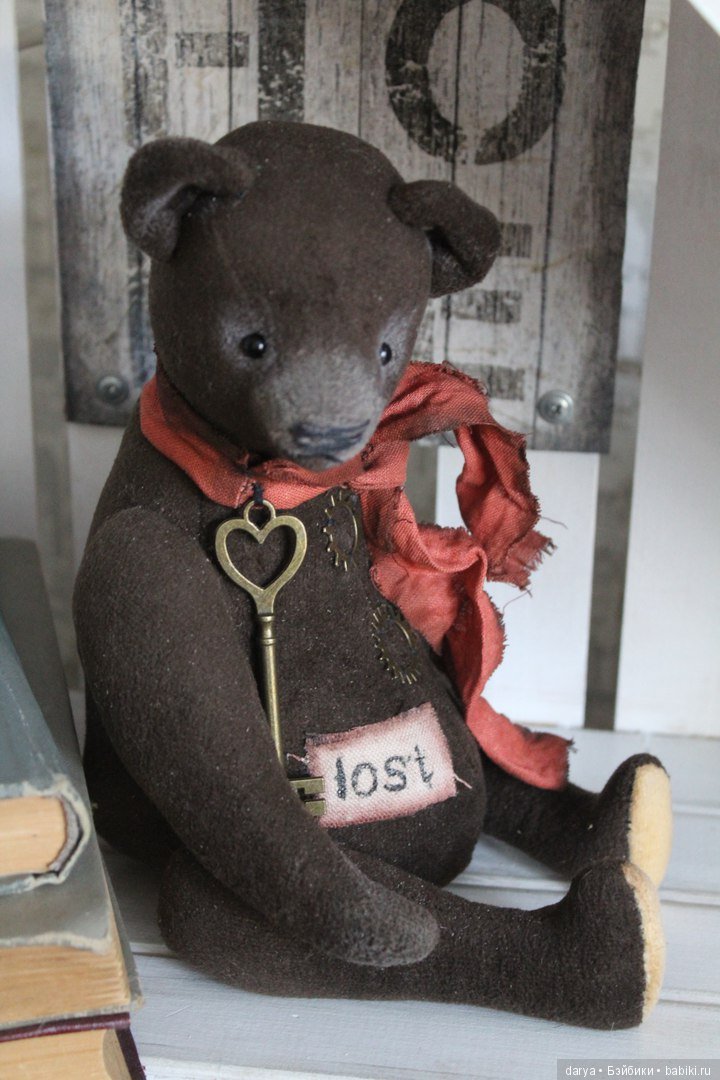 Винтажный мишка Тедди с элементами стимпанк от мастерской Маришка-Мастеришка (фото 3)