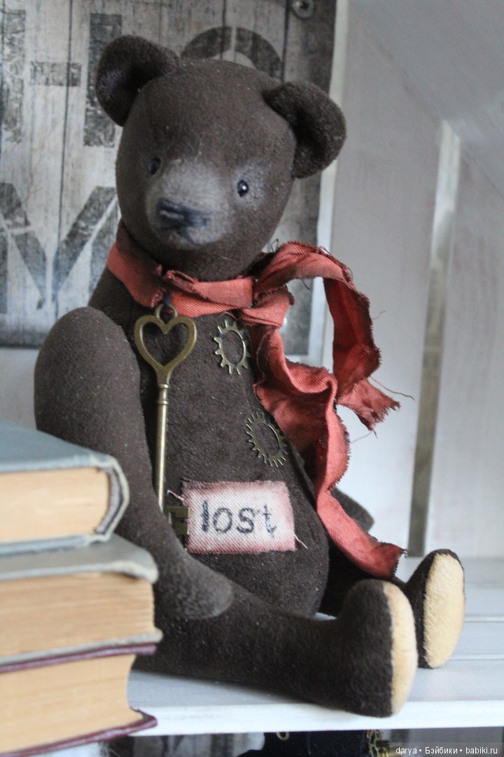 Винтажный мишка Тедди с элементами стимпанк от мастерской Маришка-Мастеришка