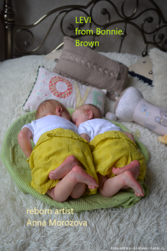 Левик раз и два! Опять близняшки. Кукла реборн Анны Морозовой (фото 8)