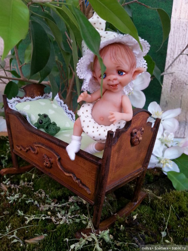 Весенний гномик Тосик — Авторские миниатюрные куклы: лепка (фото 8)