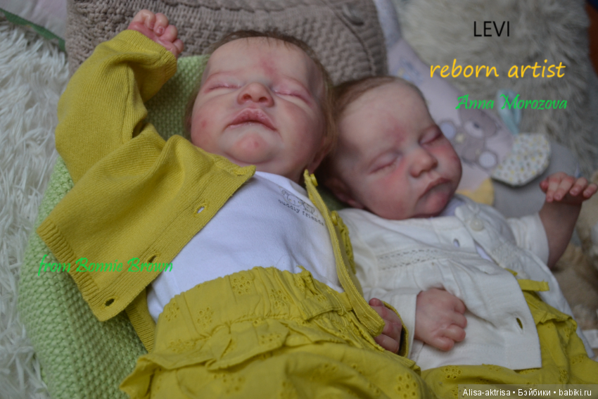 Левик раз и два! Опять близняшки. Кукла реборн Анны Морозовой (фото 3)