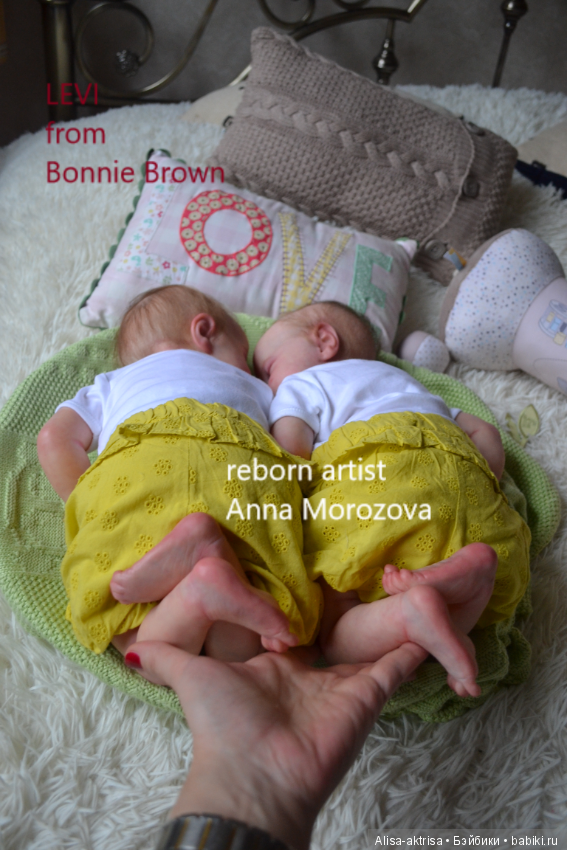 Левик раз и два! Опять близняшки. Кукла реборн Анны Морозовой (фото 10)