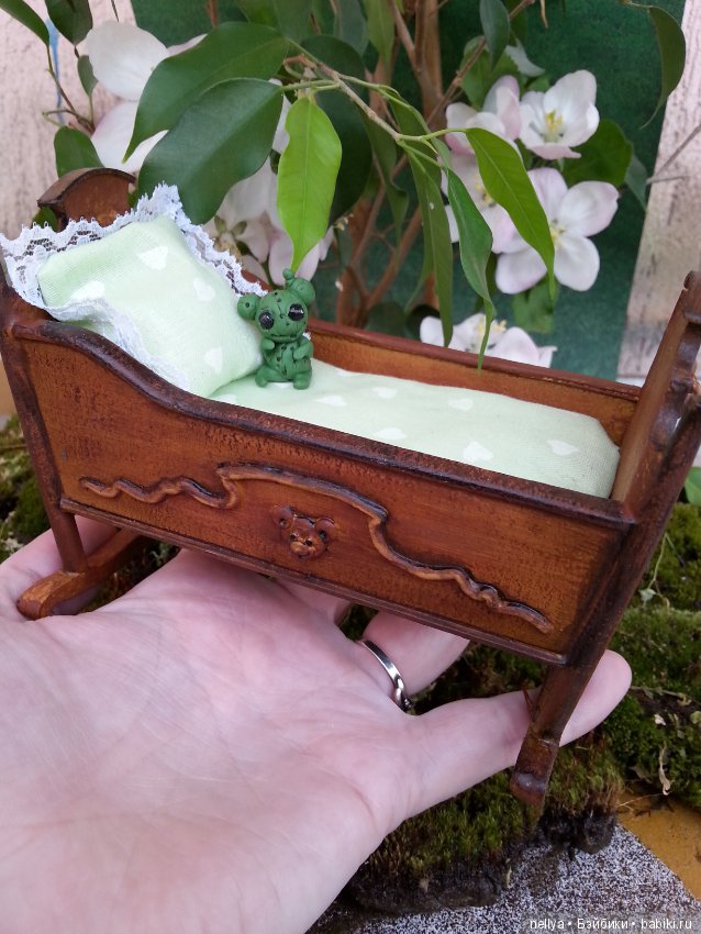 Весенний гномик Тосик — Авторские миниатюрные куклы: лепка (фото 5)