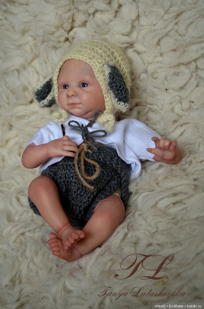 Тройняшки мини реборн Татьяны Латашевской (фото 9)