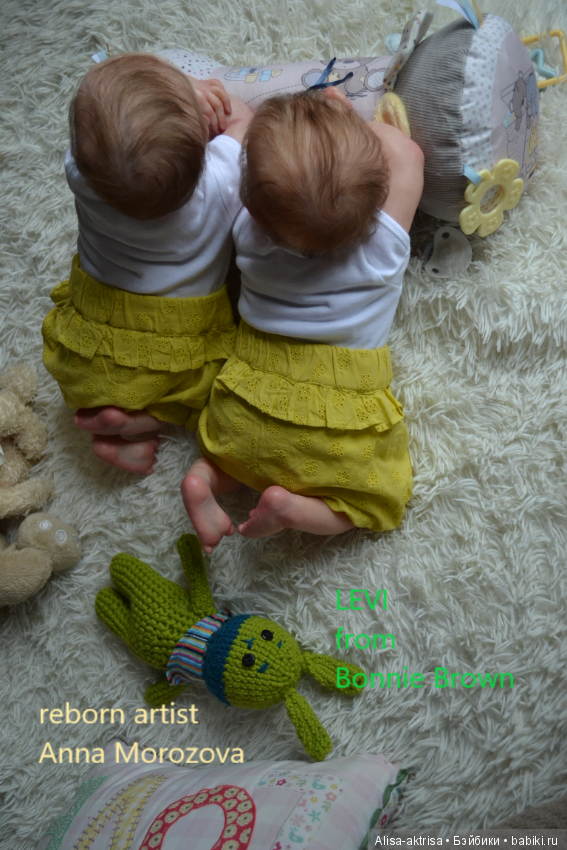 Левик раз и два! Опять близняшки. Кукла реборн Анны Морозовой