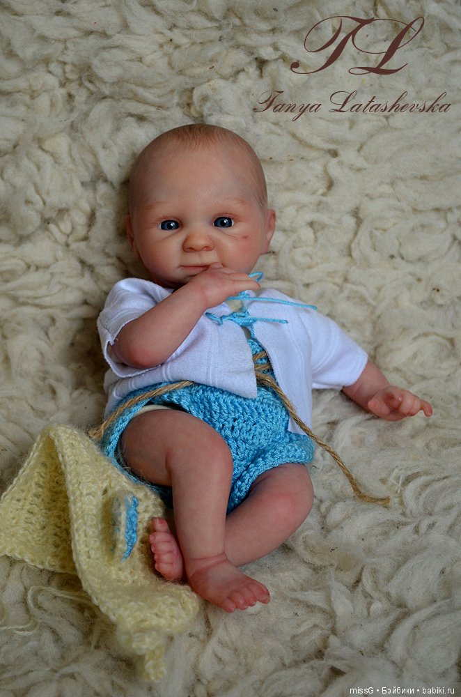 Тройняшки мини реборн Татьяны Латашевской