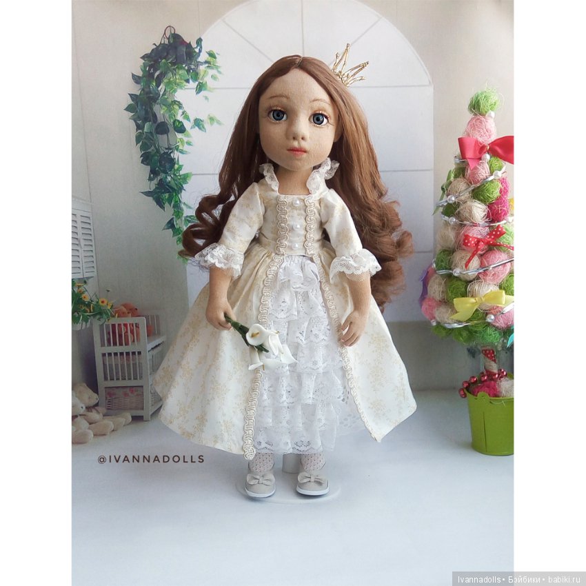 Текстильная кукла Маргарита (фото 6)