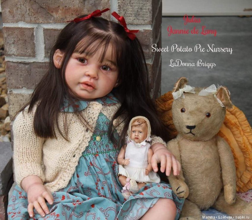 Julia от скульптора Jannie de Lange, автор прототипа Sweet Potato Pie Nursery (фото 6)