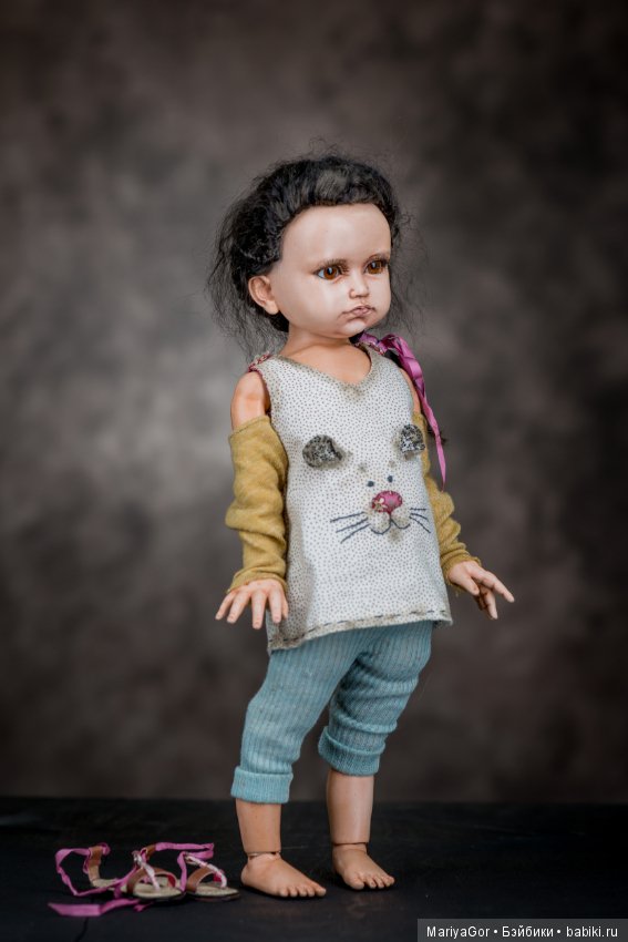 Авторская шарнирная кукла Катя (фото 7)