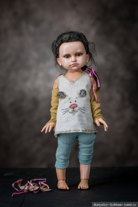Авторская шарнирная кукла Катя (фото 6)
